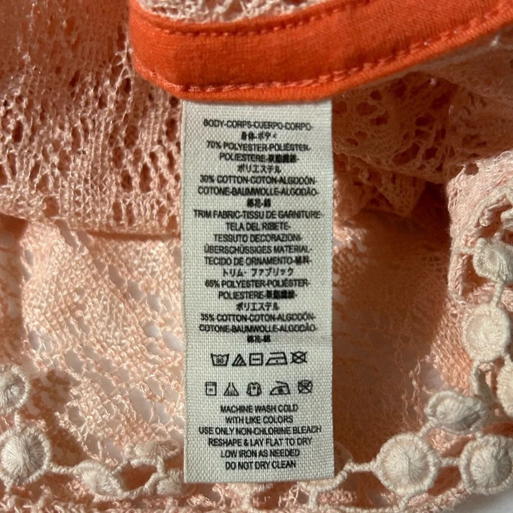 Free People Lace Tank Top Size Medium